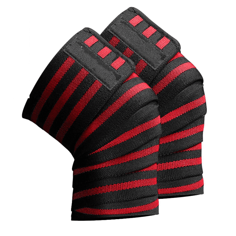 Bande de Genoux Pourpre offrant soutien, confort et style pour une variété d'activités sportives. Parfait pour améliorer la performance tout en ajoutant une touche de couleur à vos entraînements.