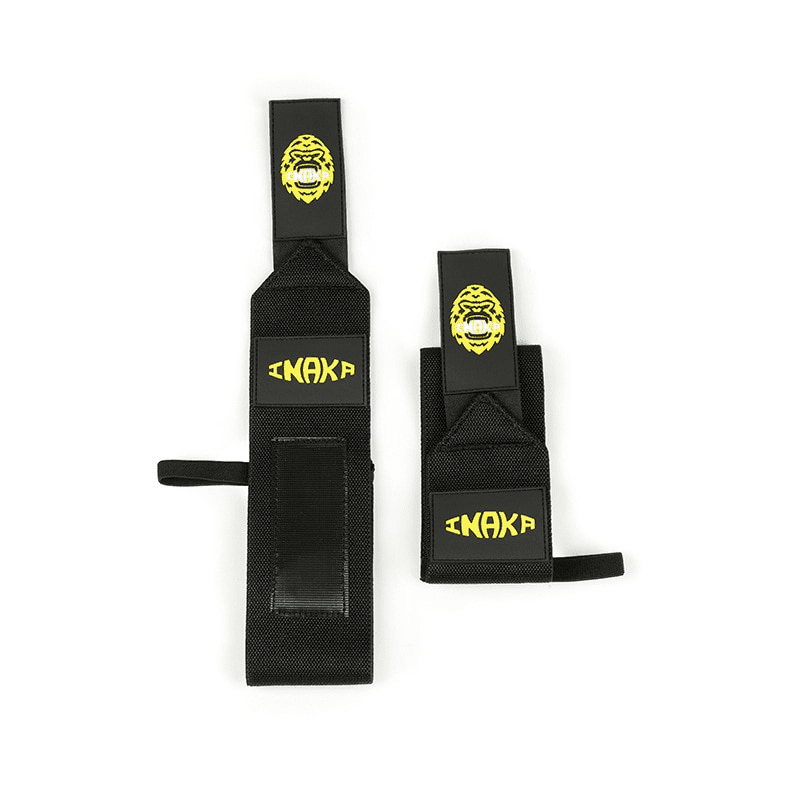 Bande Poignet Gorille Jaune, apportant une amélioration de ton grip et une protection optimale à tes poignets.
