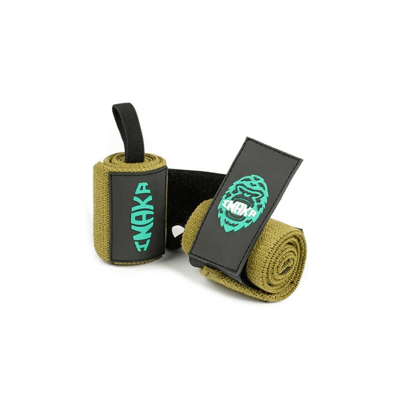 Bande Poignet Gorille Vert Jaune, alliant confort et durabilité grâce à son matériau respirant, avec des couleurs vibrantes pour un look sportif dynamique.