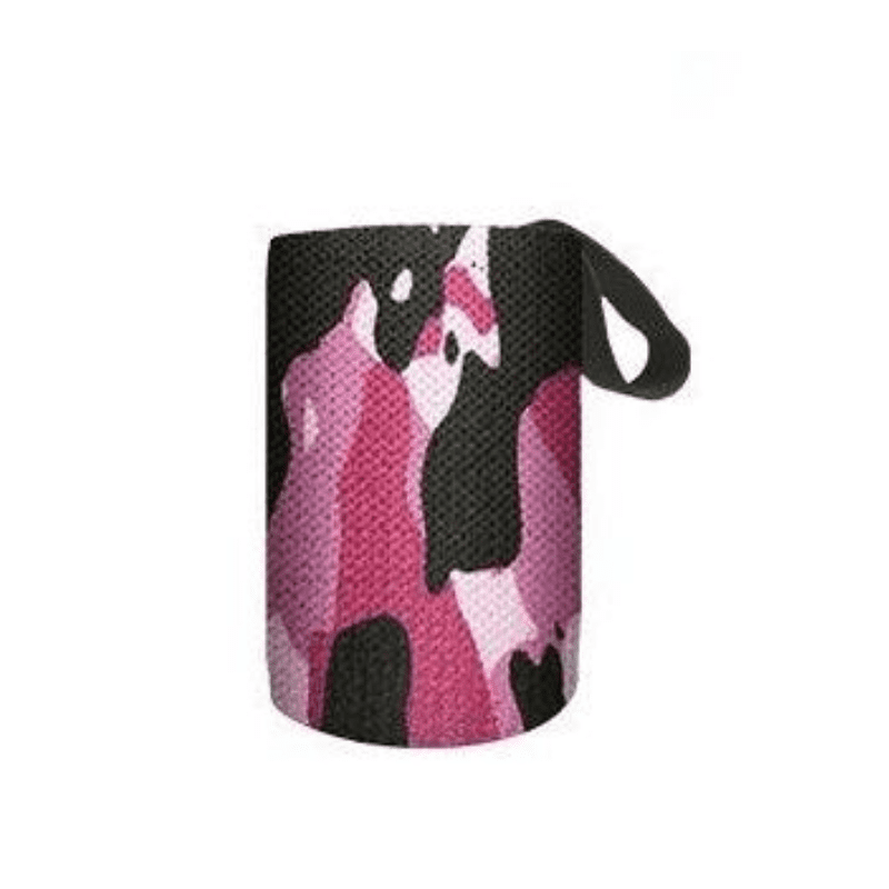 Alt Text 1: Bande Poignet Musculation Camo Rose pour une performance optimale.