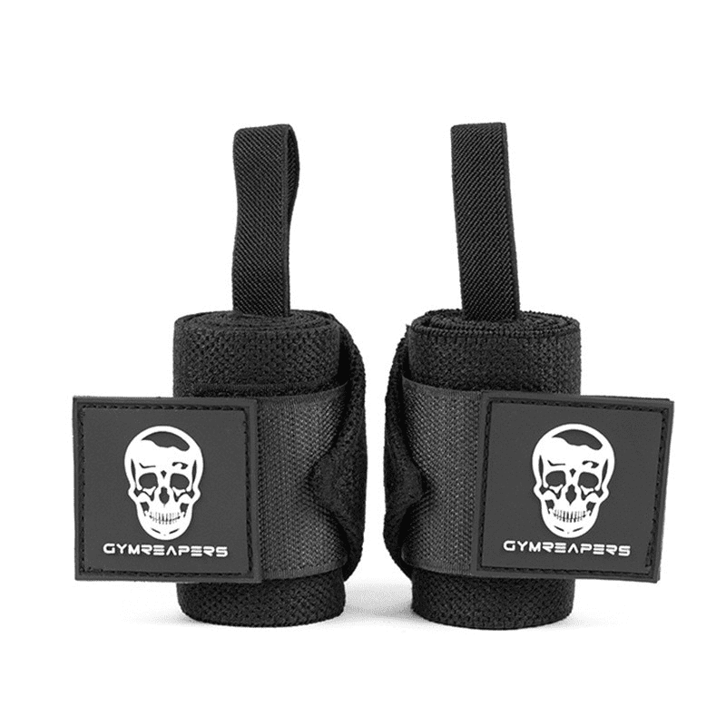 Alt Text 1: Bande de Poignet de Musculation Crane Rouge pour un soutien renforcé