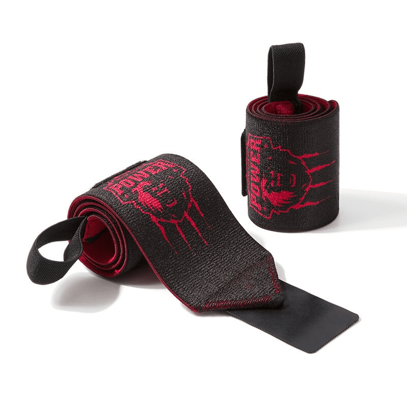 "Bande de poignet Ours Rouge pour un soutien optimal pendant l'entraînement."