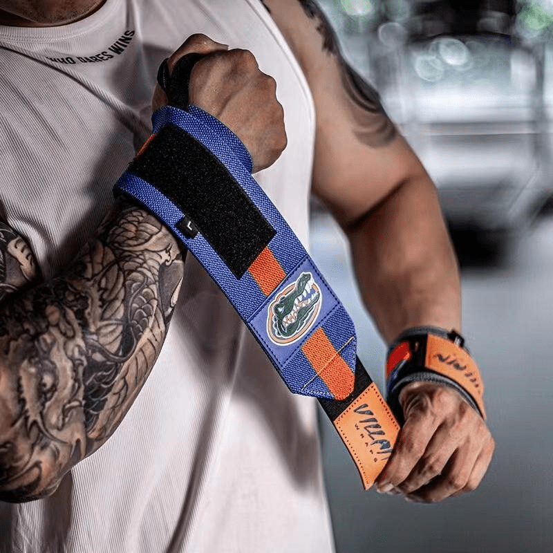 "Bande de poignet pour la musculation avec design unique de peau de crocodile"