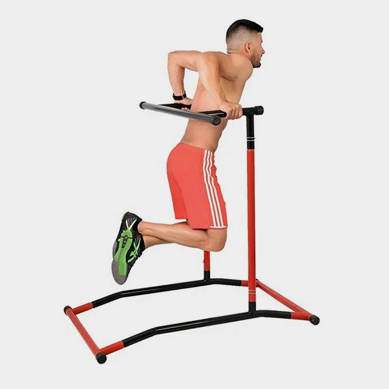 Barre de traction sur pied pliable dips