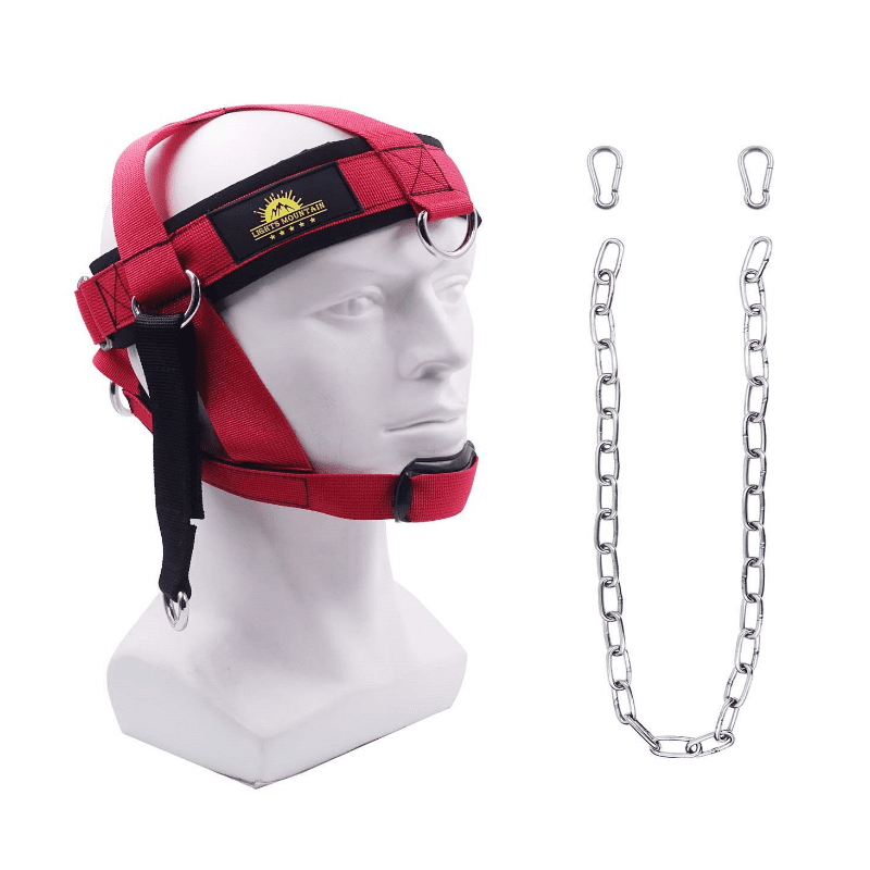 "Casque Muscu pour renforcement cervical."