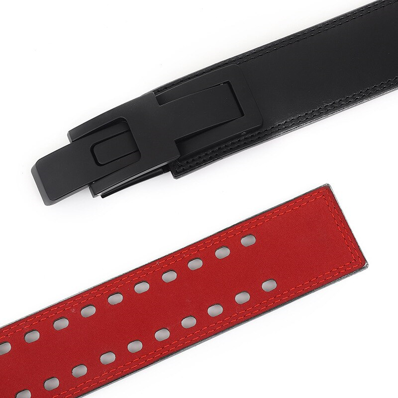 "Vue en gros plan de la texture durable de la Ceinture Powerlifting ForceMax"