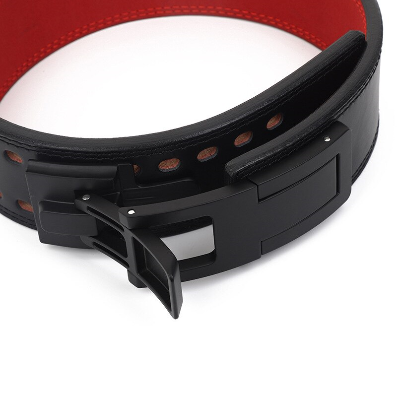 "Détail du soutien lombaire de la Ceinture Powerlifting ForceMax"