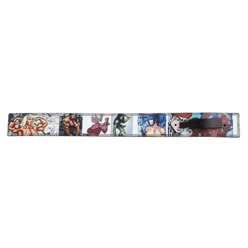"Accessoire de fitness pour femmes avec personnages d'anime/manga, inspirant et stylé."