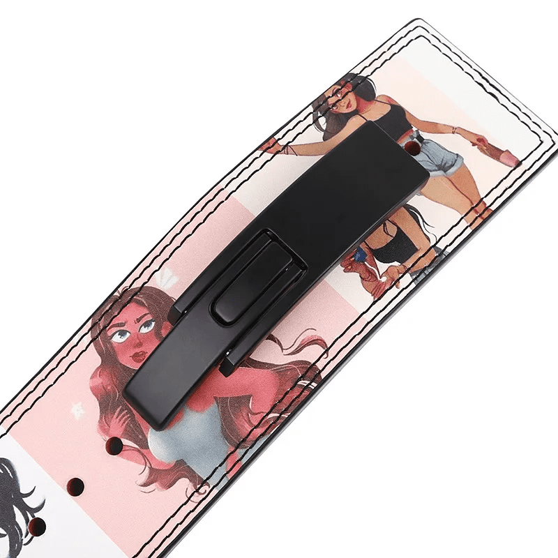 "Ceinture de force pour femme, un choix idéal pour les haltérophiles passionnées de mode."