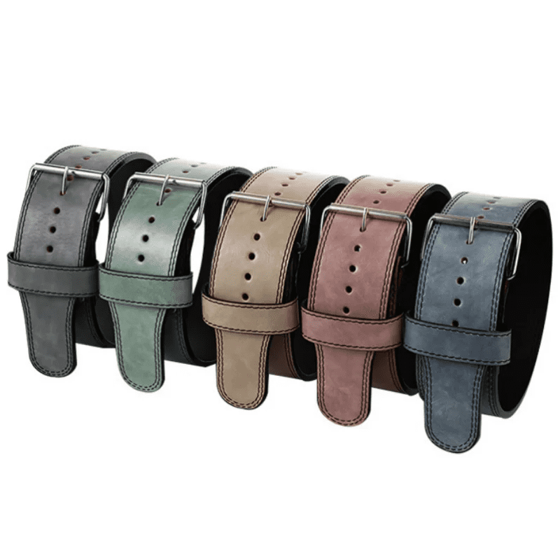 "Ceinture de gym en cuir de haute qualité pour une performance optimale."