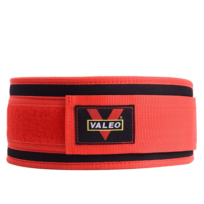 "Ceinture de Musculation Crimson Conqueror rouge vif offrant un soutien lombaire supérieur"