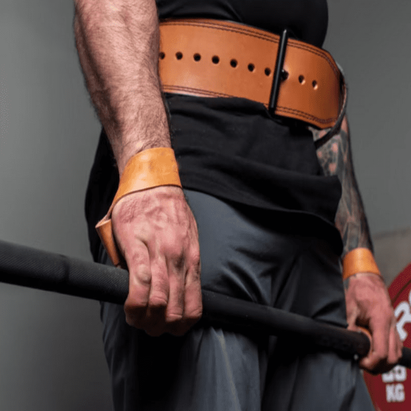 "Ceinture de musculation orange robuste pour tous les niveaux de fitness"