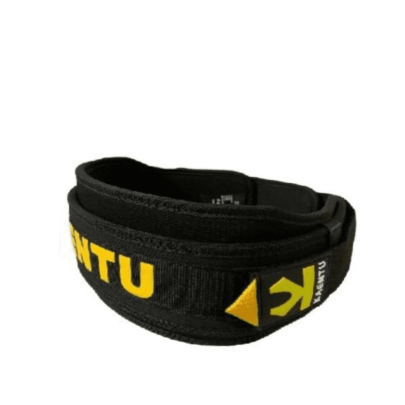 "Ceinture de musculation en nylon durable Ebony Lightning"