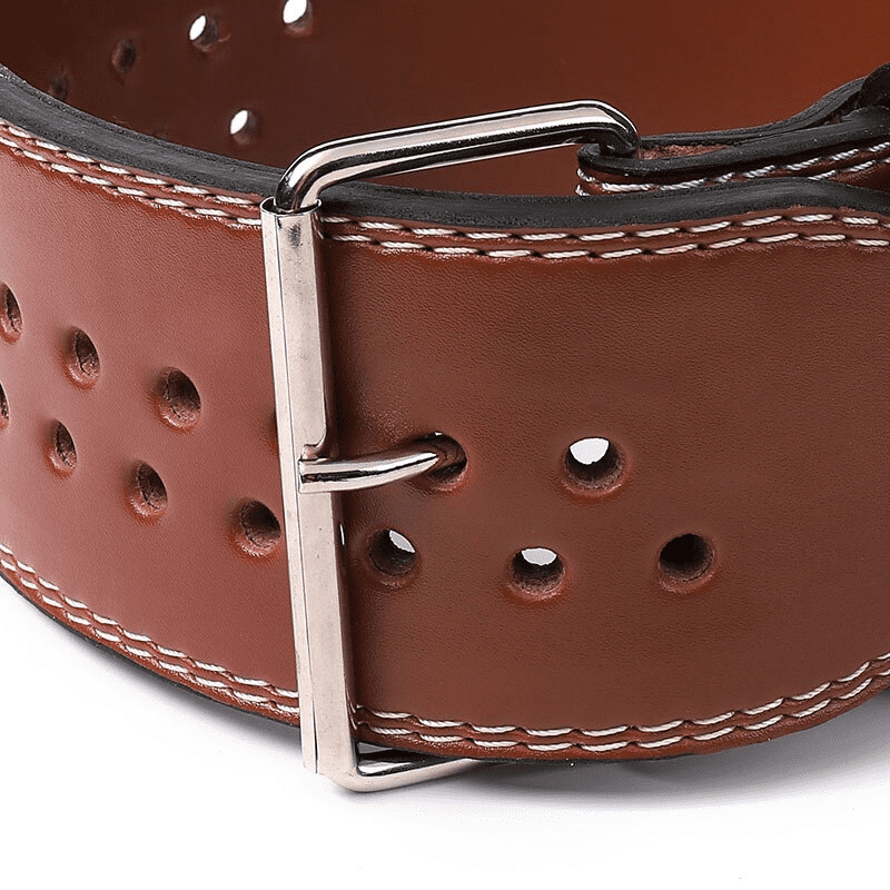 "Ceinture de musculation marron Rustic Reinforcer avec boucle en acier"