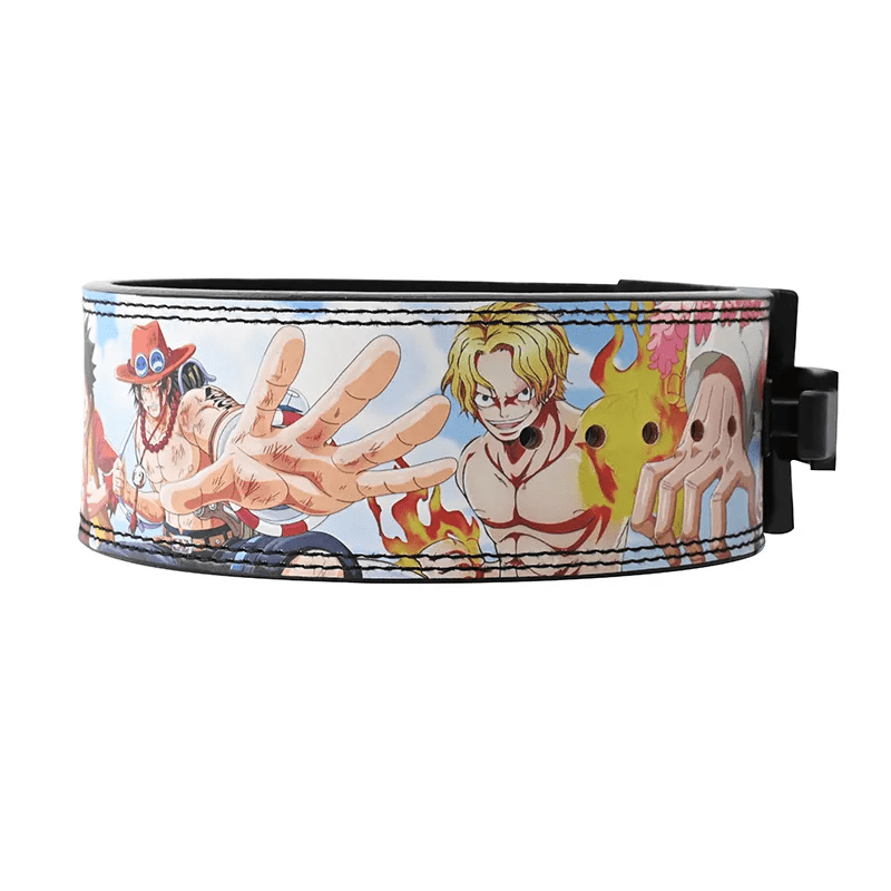 "Gros plan sur Luffy déchaînant son pouvoir sur la Ceinture Dressrosa."