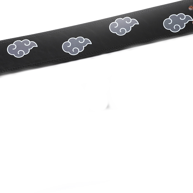 "Ceinture de force Akatsuki gris : un accessoire de musculation qui combine force et passion pour Naruto"
