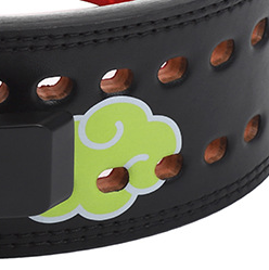 "Ceinture de force Akatsuki vert : combinez style et performance avec ce symbole de force ninja"
