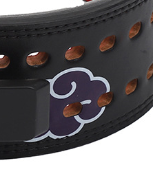 "Ceinture de force Akatsuki violet : affichez votre dévotion au clan des shinobis avec élégance"
