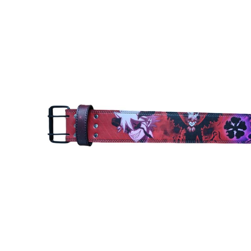 "Ceinture de force Asta Black Clover pour entraînements intensifs"