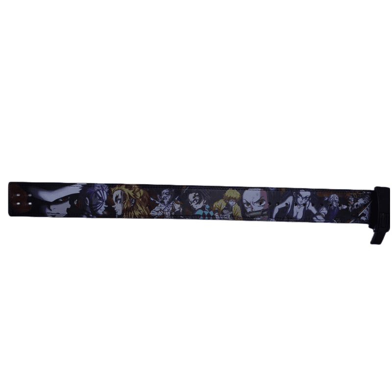"Ceinture de powerlifting avec design unique Demon Slayer pour fans de manga et fitness"