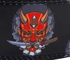 "Ceinture de musculation Demon japonais : un accessoire unique pour des entraînements de force inspirés du folklore japonais"