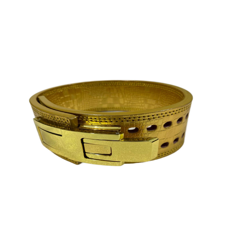 "Ceinture de force Dorée : alliez style et performance pour des résultats exceptionnels"