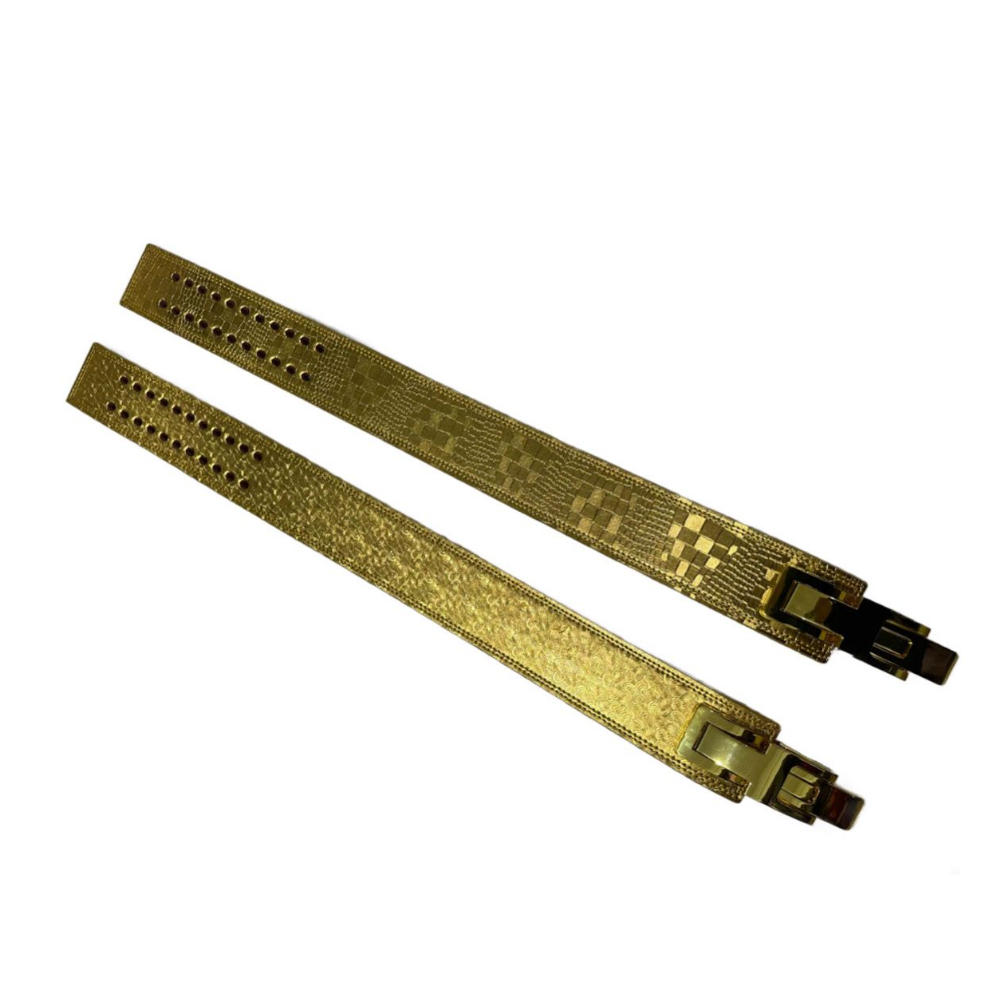 "Ceinture de force Dorée : un symbole de force et de prestige pour vos entraînements"
