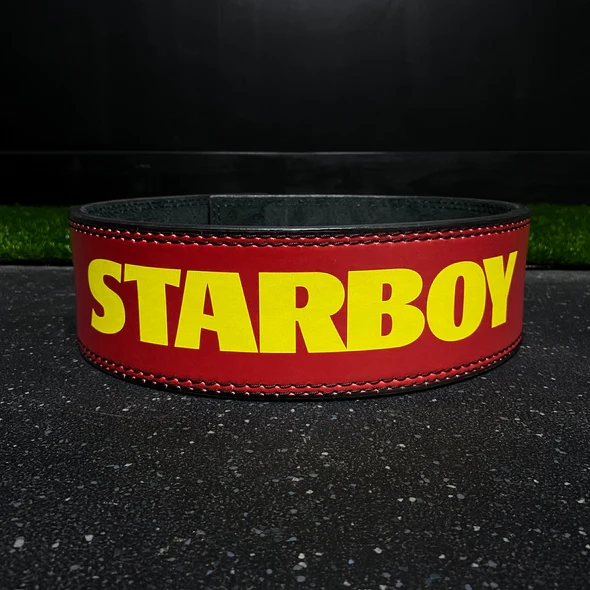 "Ceinture de musculation "Starboy" : démarquez-vous avec style et audace grâce à cette ceinture de force inspirante"