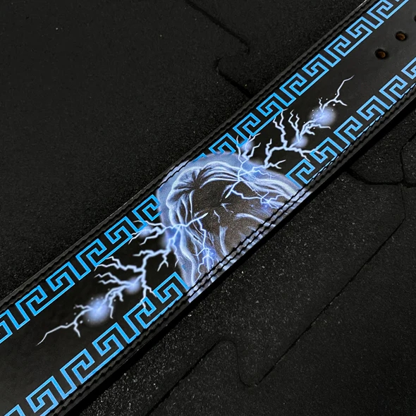 "Ceinture de levage Zeus noire : un soutien optimal pour votre dos lors des exercices de force"