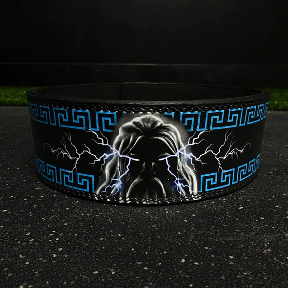 "Ceinture de musculation Zeus noire : un accessoire de force essentiel pour repousser vos limites"