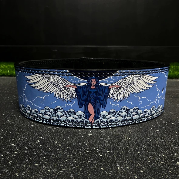 "Ceinture de force "Ange de la Mort" : l'outil essentiel des guerriers du fitness en quête de perfection"
