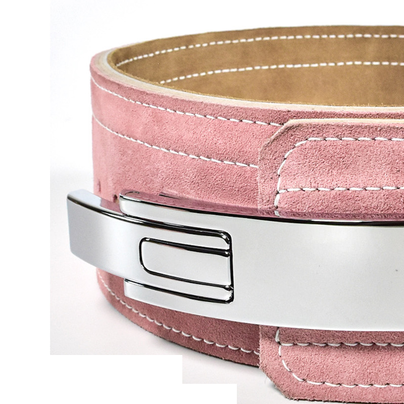 "Ceinture de force athlétique rose : alliez style et soutien pour des performances optimales"