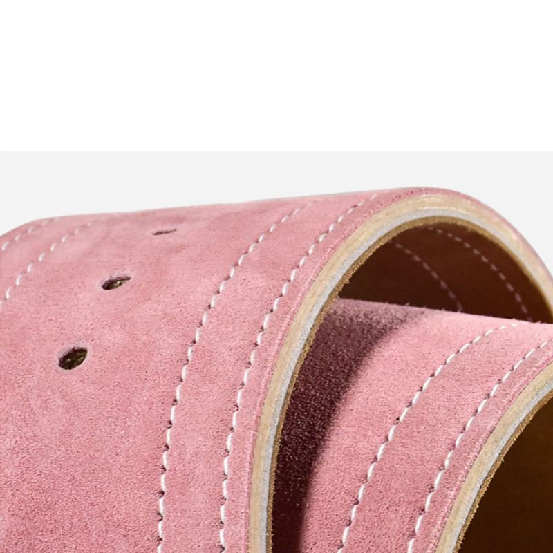 "Ceinture de force athlétique rose : une touche de féminité et de performance dans vos séances de musculation"