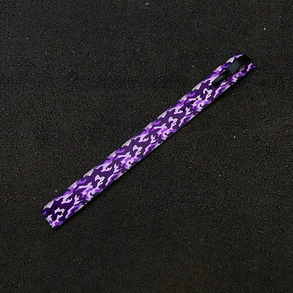 "Ceinture de levage camouflage mauve "Purple Reign" : exprimez votre style et votre amour pour Future lors de vos séances de musculation"