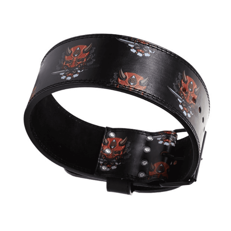 Vue d'ensemble de la Ceinture de musculation Demon Oni.