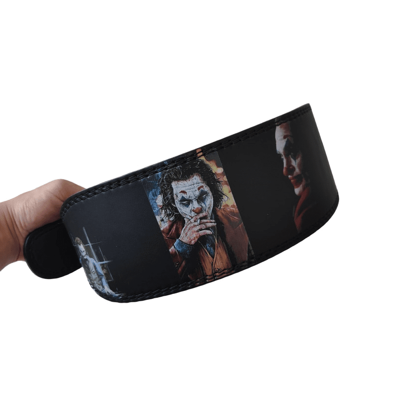 "Séance d'entraînement avec la Ceinture Killing Joke offrant un soutien du dos"