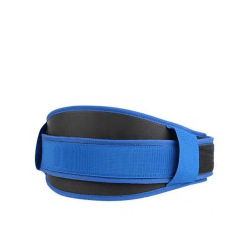 "Athlète soulevant des poids lourds avec la Ceinture de Musculation LumbarForce"