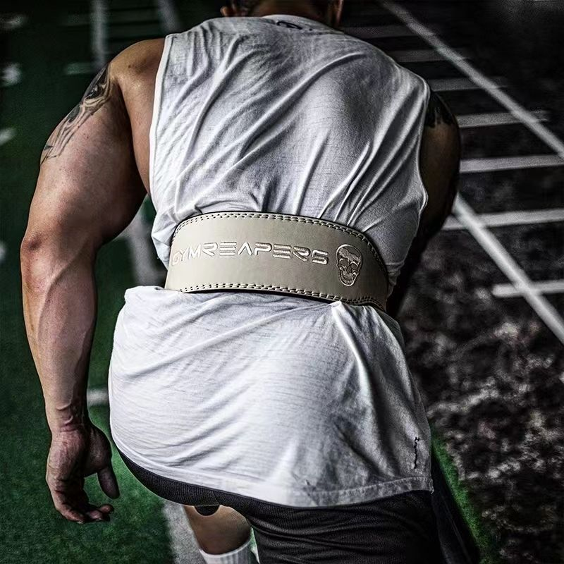 Ceinture de musculation beige - Ceinture de force