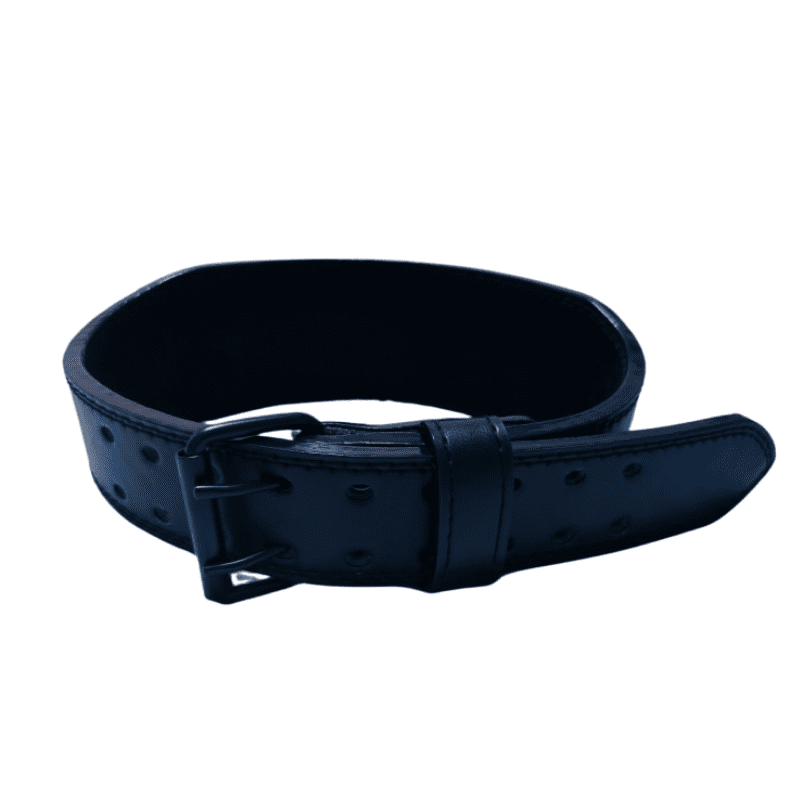 Gros plan sur la Ceinture de Musculation Lombaire Guts, mettant en avant sa qualité de construction et son soutien lombaire.