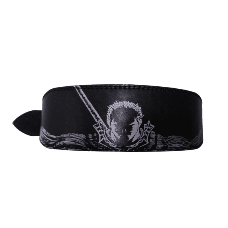 Présentation de la Ceinture de Musculation Lombaire Guts avec son design ergonomique, soulignant sa durabilité et son confort pour les entraînements intenses.