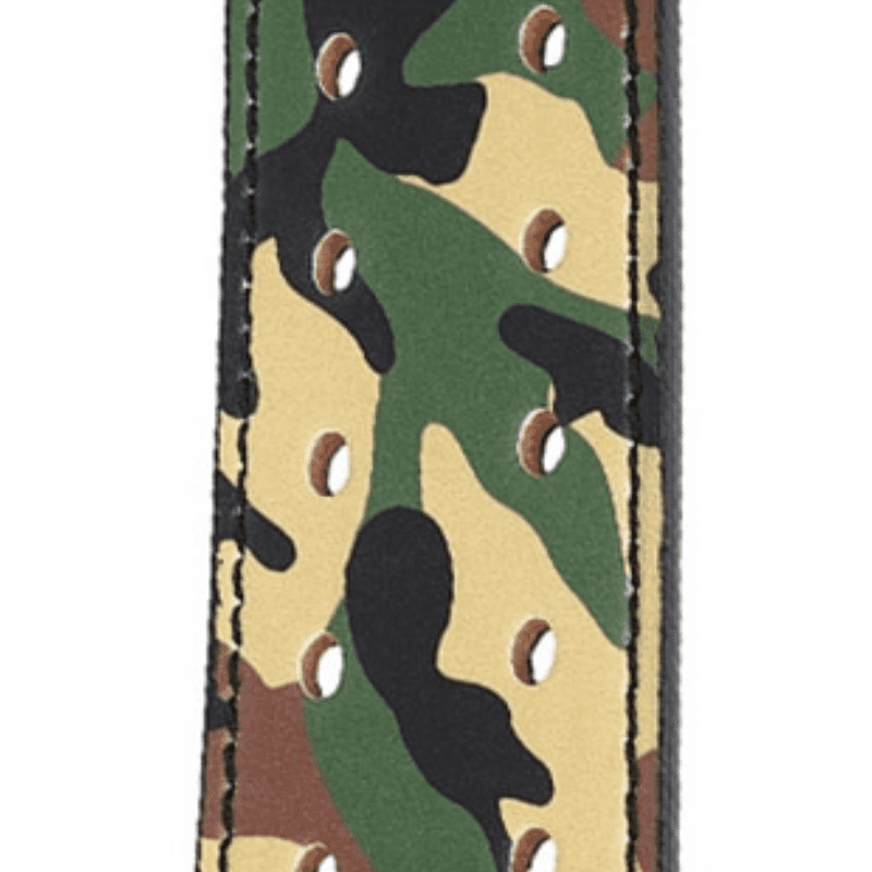 "Vue de dos de la ceinture de force style militaire."