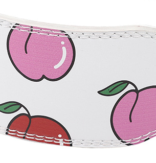 "Ceinture de fitness "Rose blanc" : démarquez-vous avec élégance grâce à cette ceinture de musculation sophistiquée"