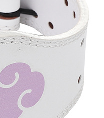 "Ceinture de levage Shinobi mauve : alliez style et performance lors de vos entraînements"