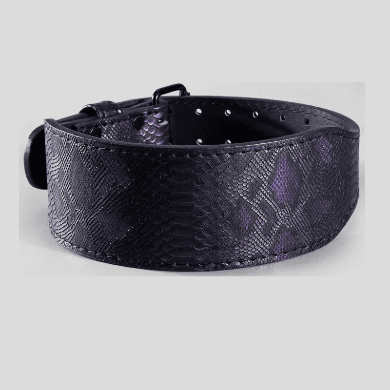 "Ceinture de levage violette : renforcez votre dos en toute sécurité avec cet accessoire de musculation robuste"