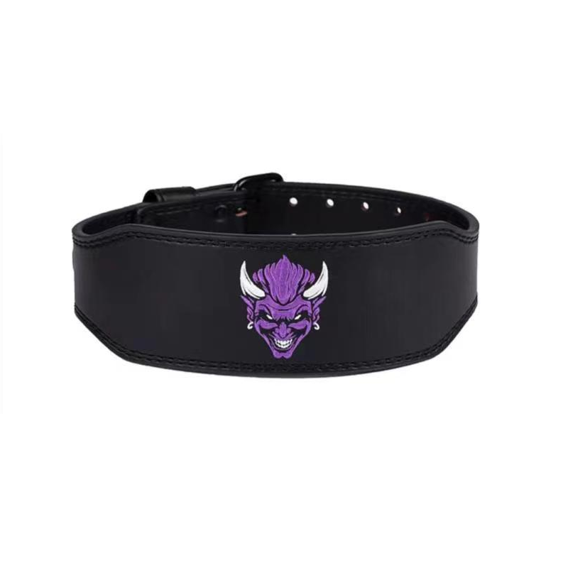 "Ceinture de musculation Démon Mauve : puissance envoûtante pour des séances d'entraînement intenses"