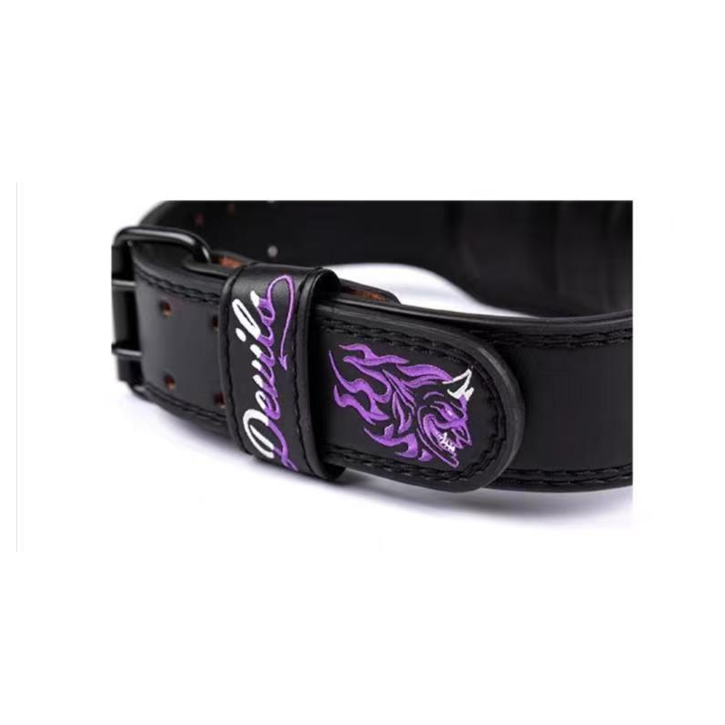 "Ceinture de levage Démon Mauve : un accessoire mystérieux pour repousser vos limites avec détermination"