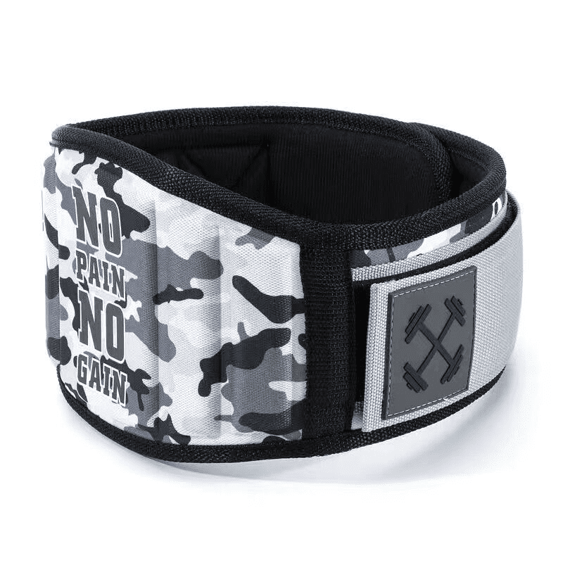"Ceinture Lombaire Militaire en néoprène robuste, offrant un soutien optimal pour vos séances de musculation."