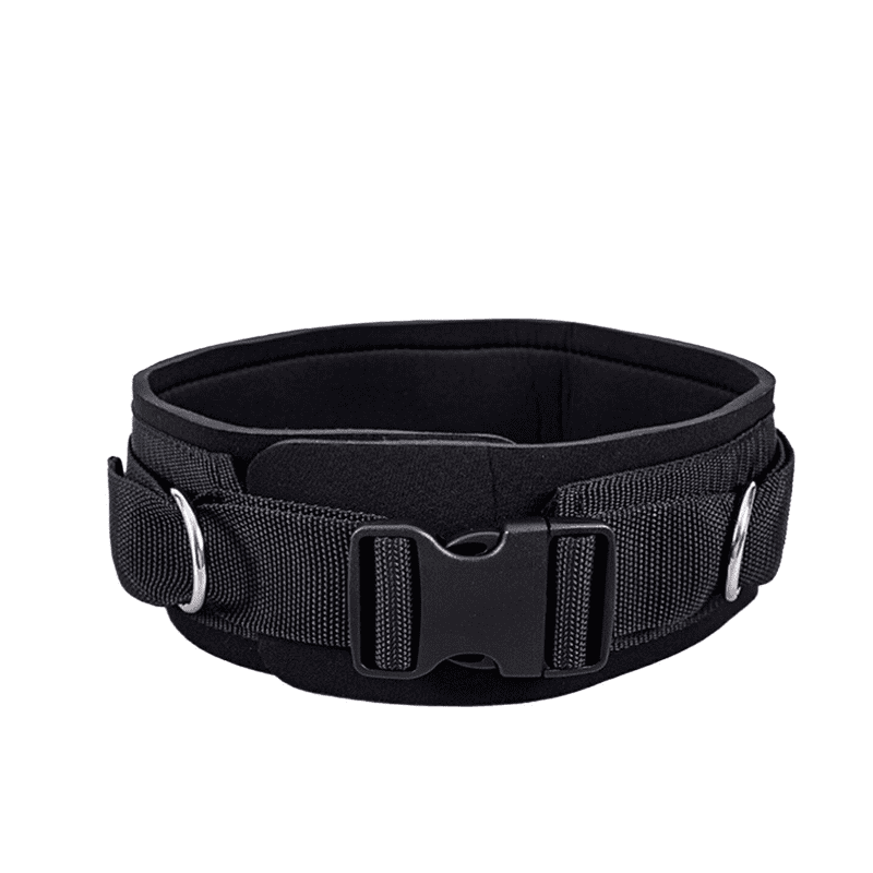 "Ceinture Lombaire en Nylon robuste pour un soutien optimal pendant l'entraînement."