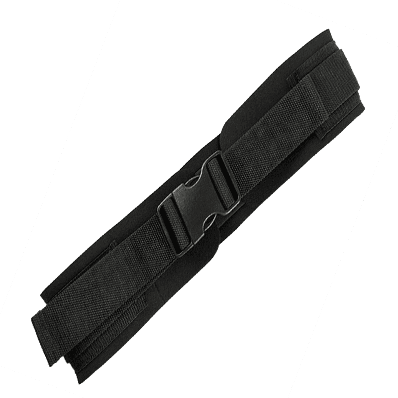 "Une conception ergonomique pour un ajustement parfait : la Ceinture Lombaire en Nylon pour vos entraînements intenses."