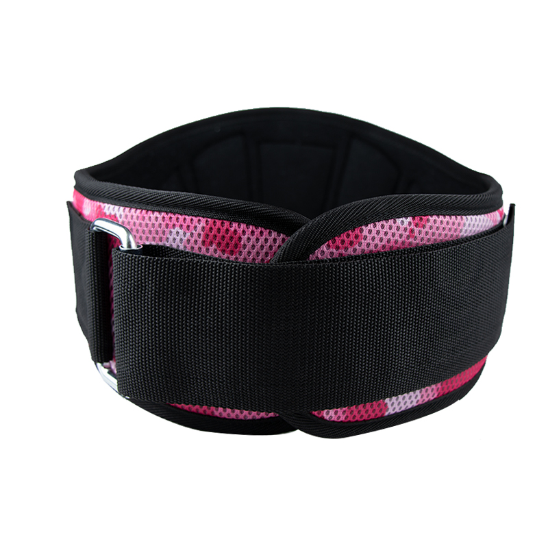 "Ceinture de soutien lombaire camouflage rose : maintien optimal et style moderne pour soulager les douleurs dorsales avec élégance"
